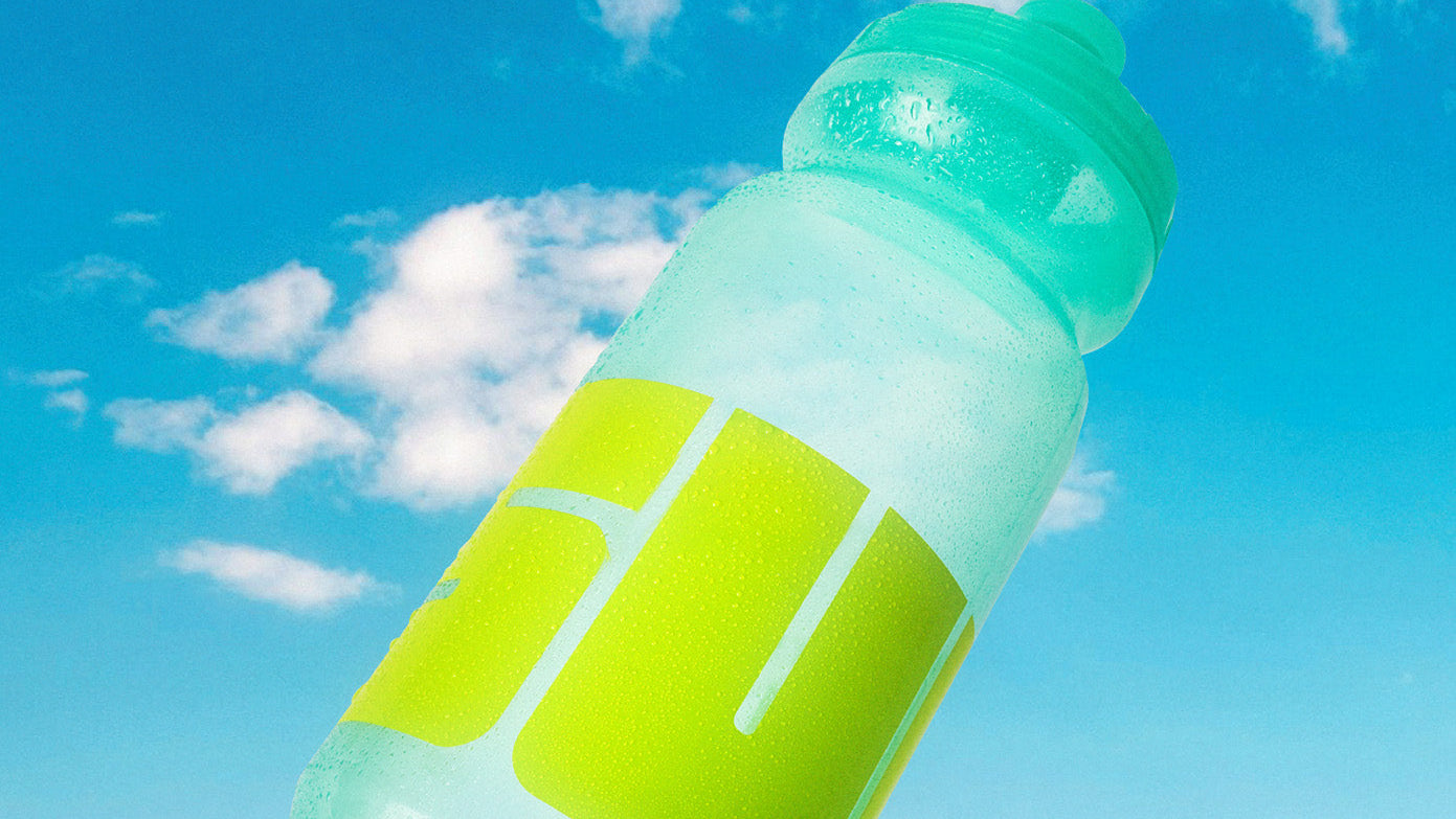SULT 'SQUEEZY' BOTTLE - BLUE / YELLOW
