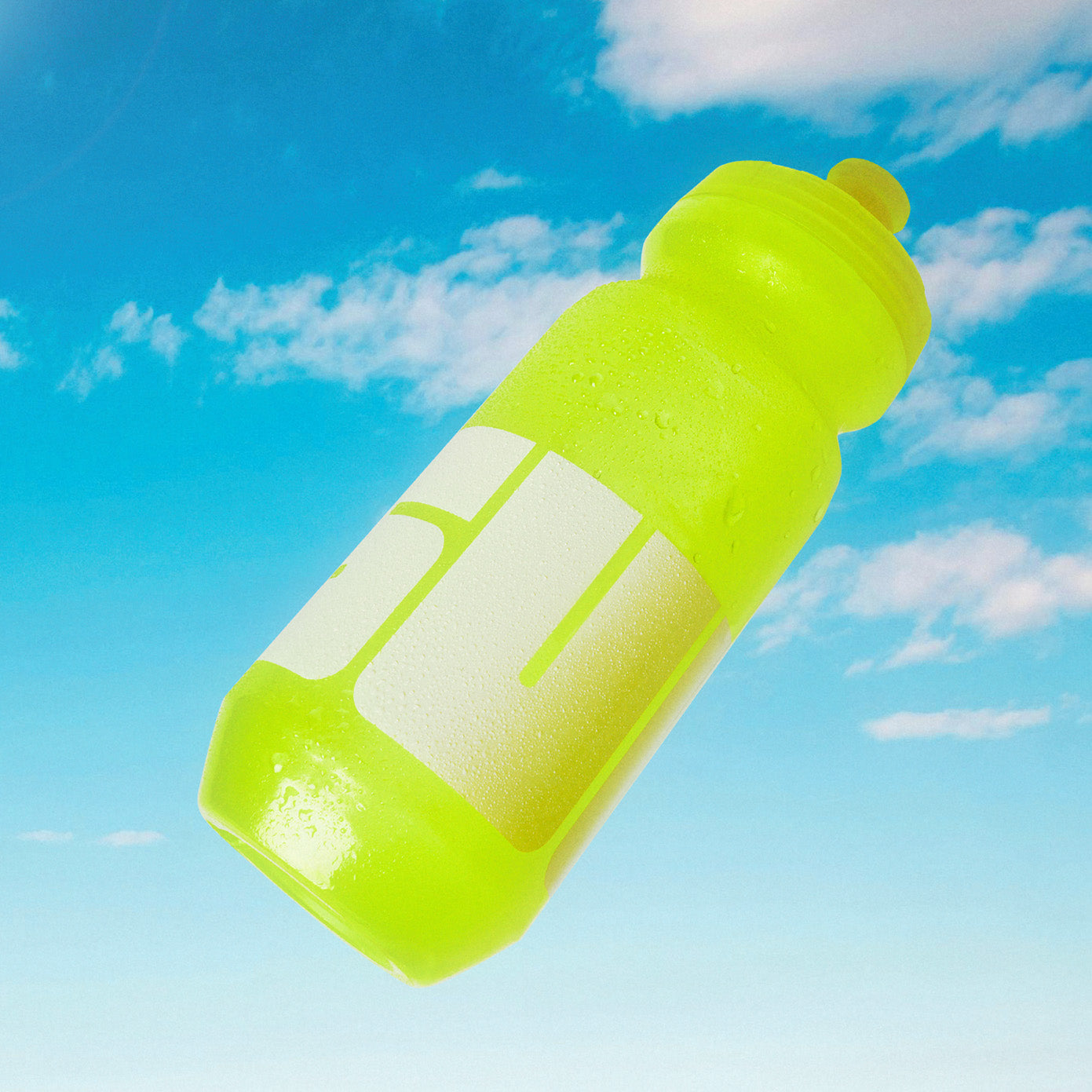 SULT 'SQUEEZY' BOTTLE - YELLOW / WHITE